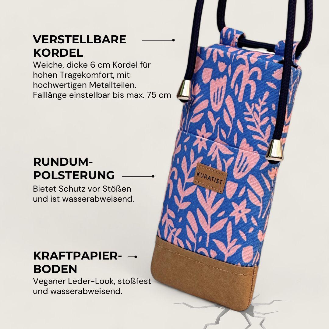 NELA Handytasche zum Umhängen Bedruckt - Handytasche zum Umhängen - Blooming Bliss Paper - Kuratist