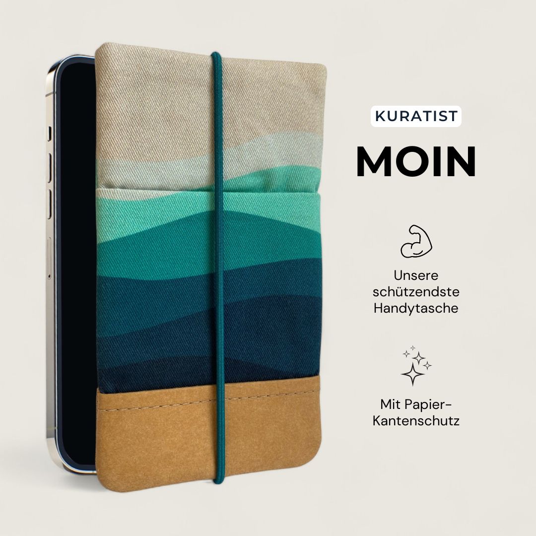 MOIN Handytasche - Handytaschen - Deep Sea Paper - Kuratist