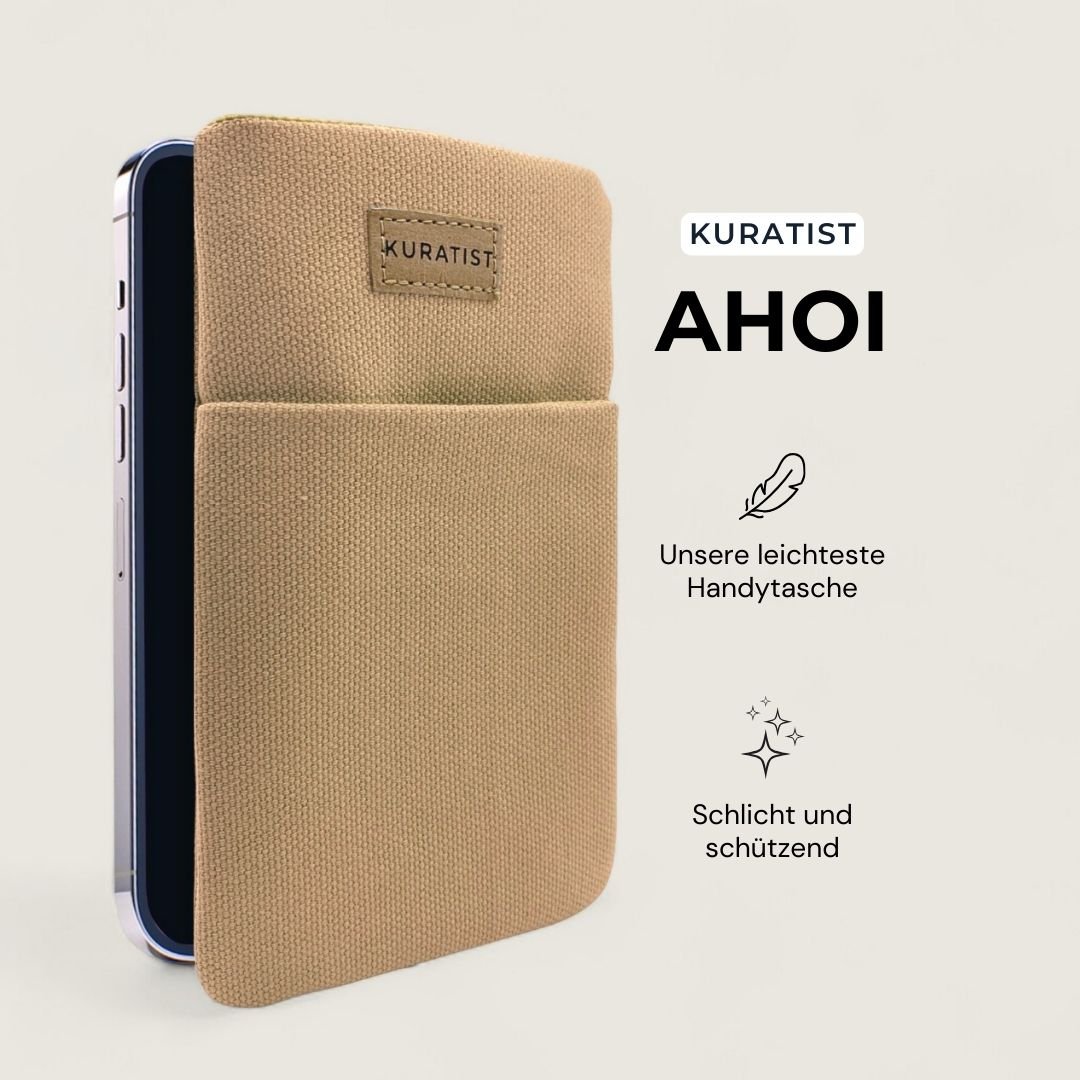 AHOI Handytasche - Handytaschen - Sand - Kuratist