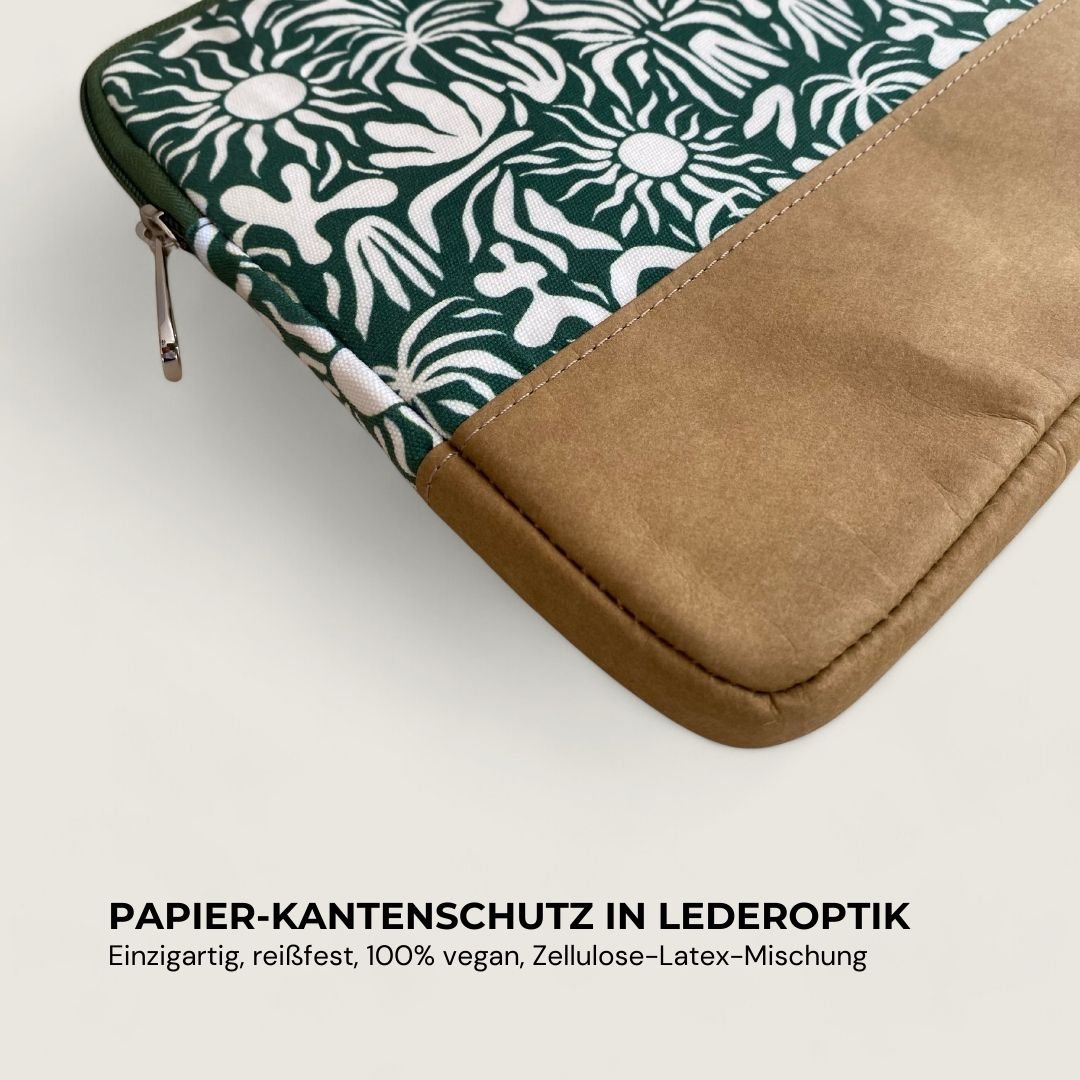 HUUS Laptophülle mit Print - Laptoptaschen - Botanic Escape Paper - Kuratist