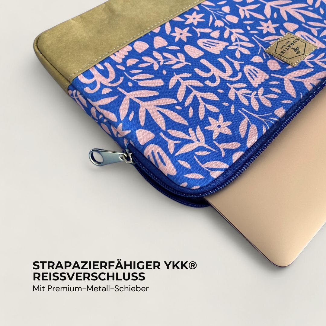 HUUS Laptophülle mit Print - Laptoptaschen - Blooming Bliss Paper - Kuratist