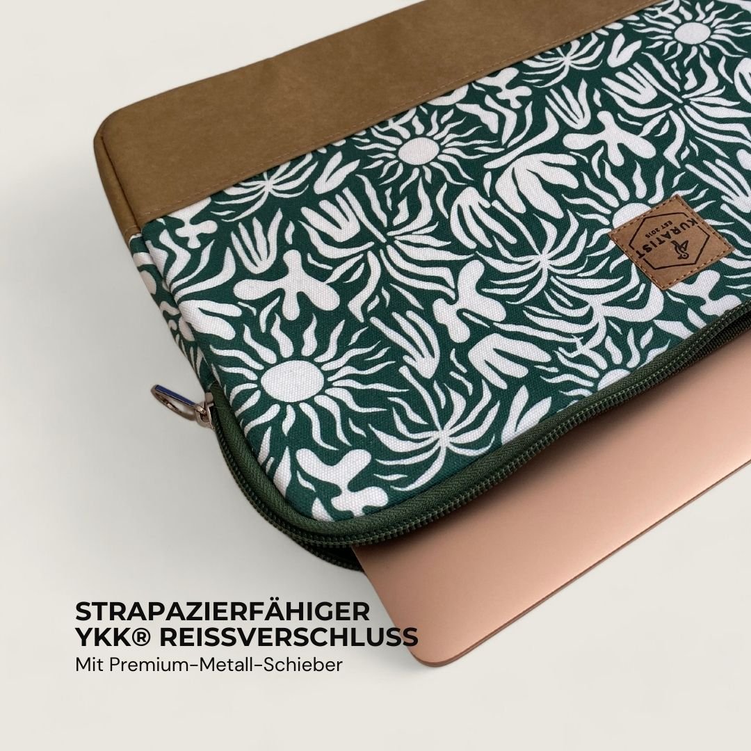 HUUS Laptophülle mit Print - Laptoptaschen - Botanic Escape Paper - Kuratist