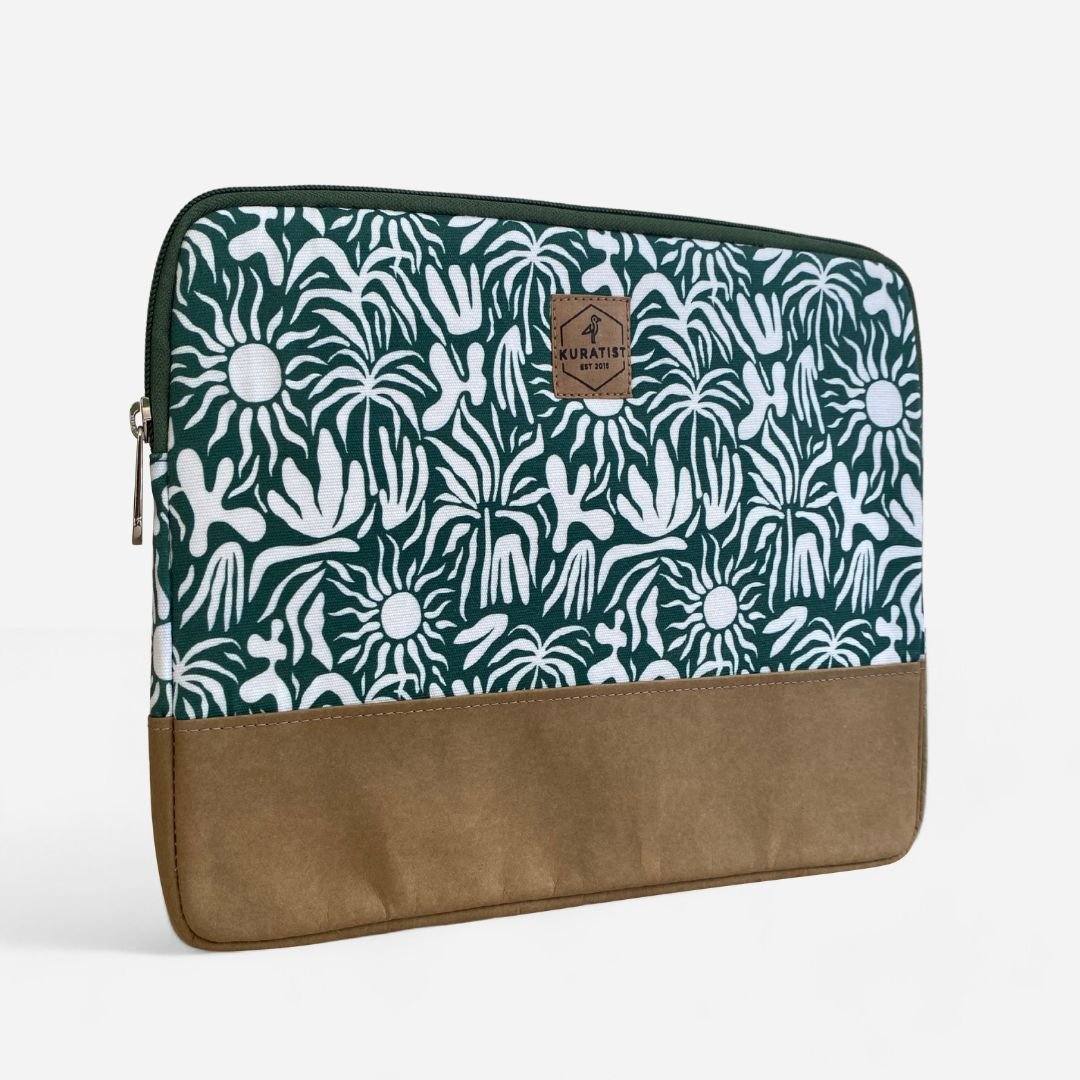 HUUS Laptophülle mit Print - Laptoptaschen - Botanic Escape Paper - Kuratist