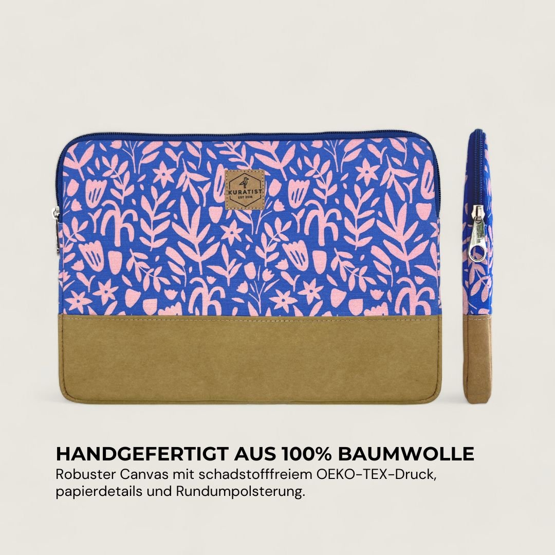 HUUS Laptophülle mit Print - Laptoptaschen - Blooming Bliss Paper - Kuratist