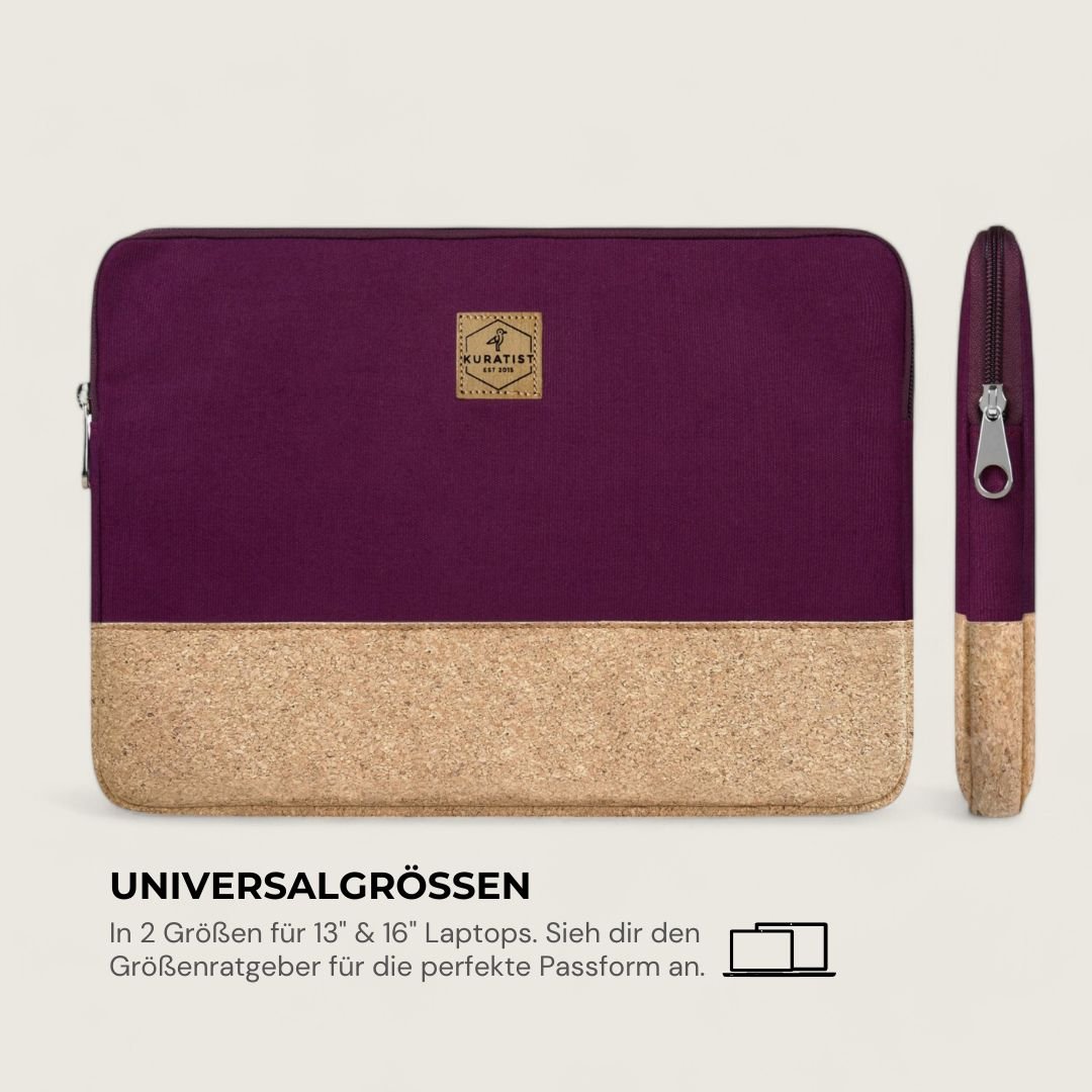 HUUS Laptoptasche - Laptoptaschen - Berry Cork - Kuratist