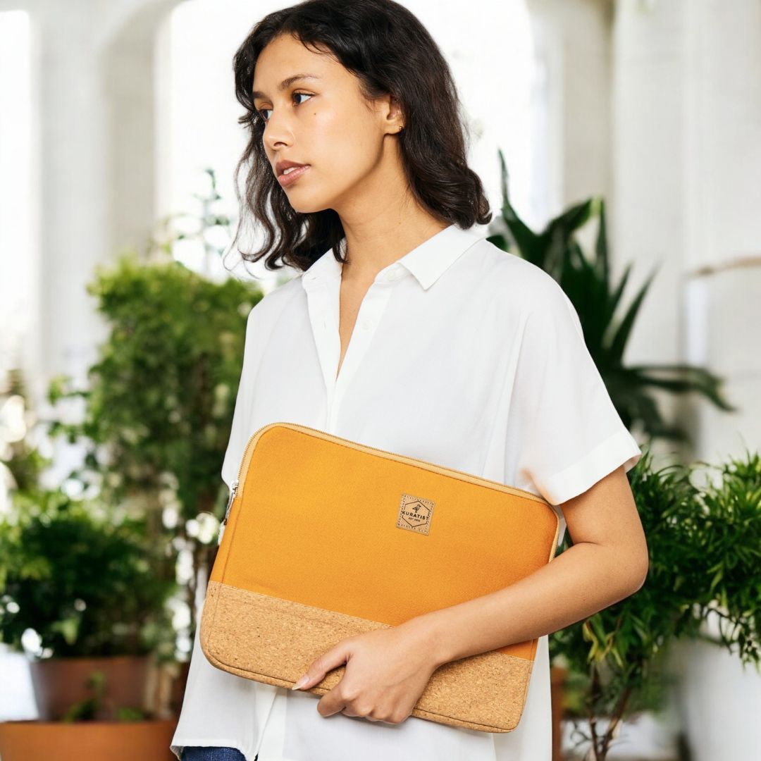 HUUS Laptoptasche - Laptoptaschen - Curry Cork - Kuratist