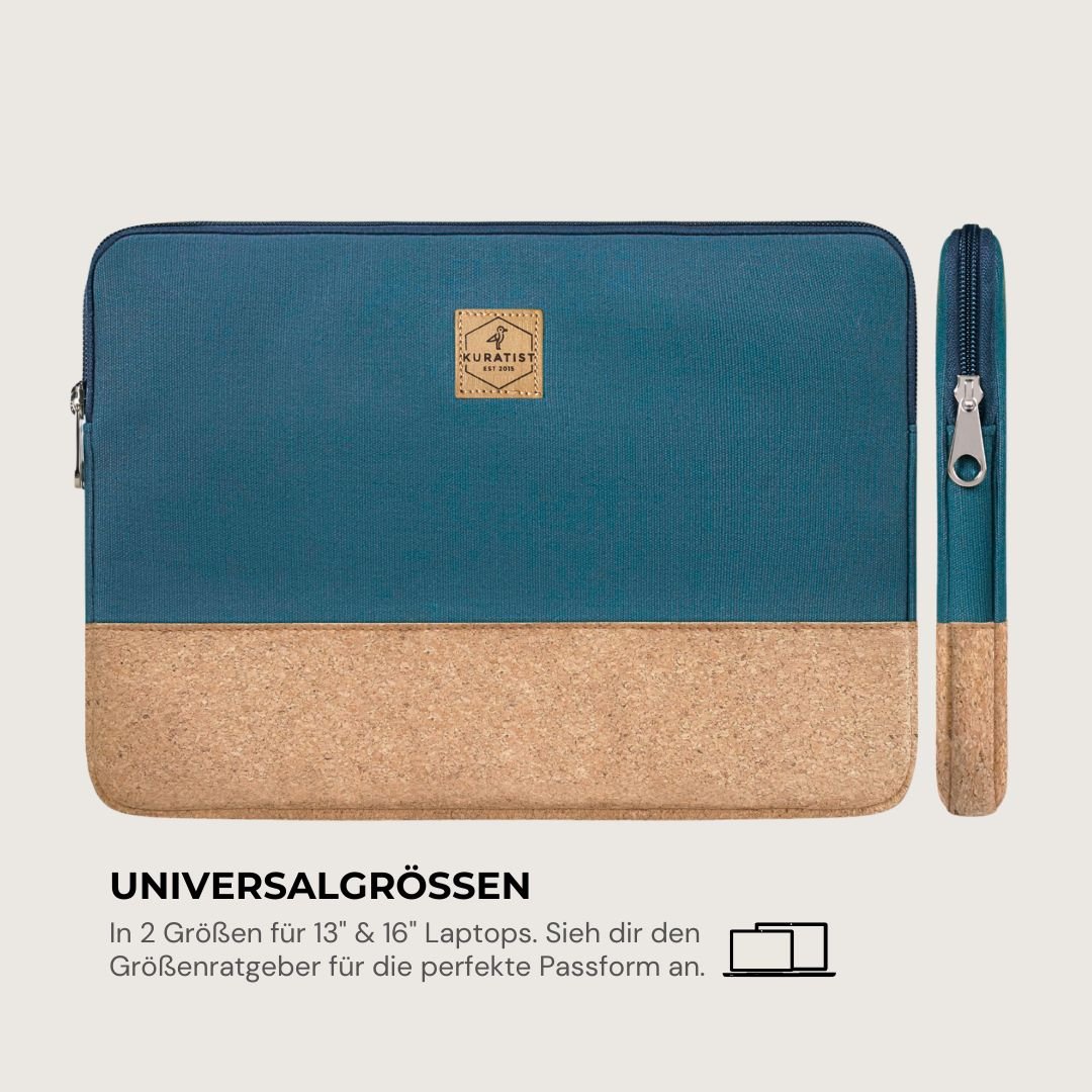 HUUS Laptoptasche - Laptoptaschen - Teal Cork - Kuratist