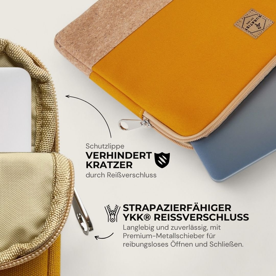 HUUS Laptoptasche - Laptoptaschen - Curry Cork - Kuratist