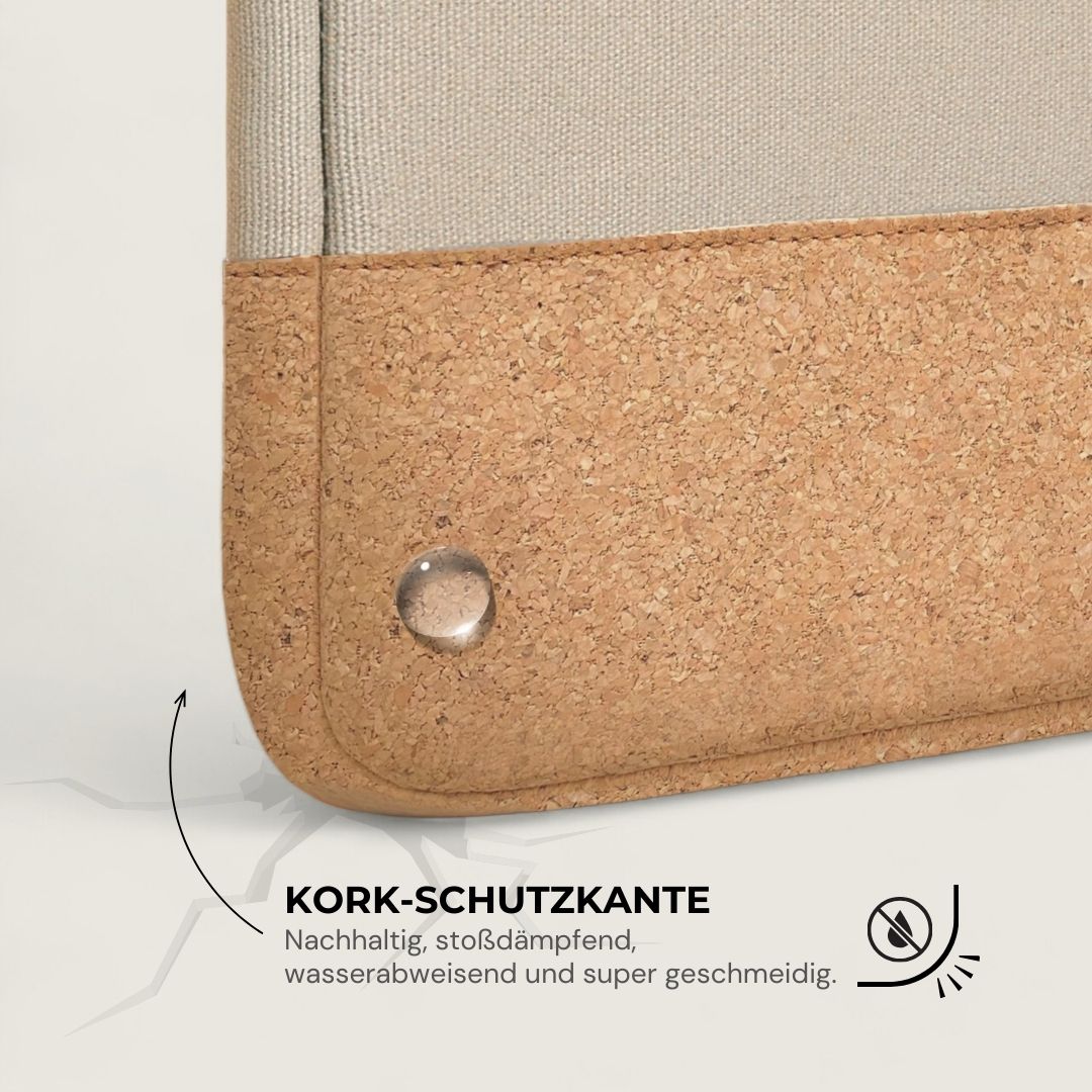 HUUS Laptoptasche - Laptoptaschen - Ecru Cork - Kuratist