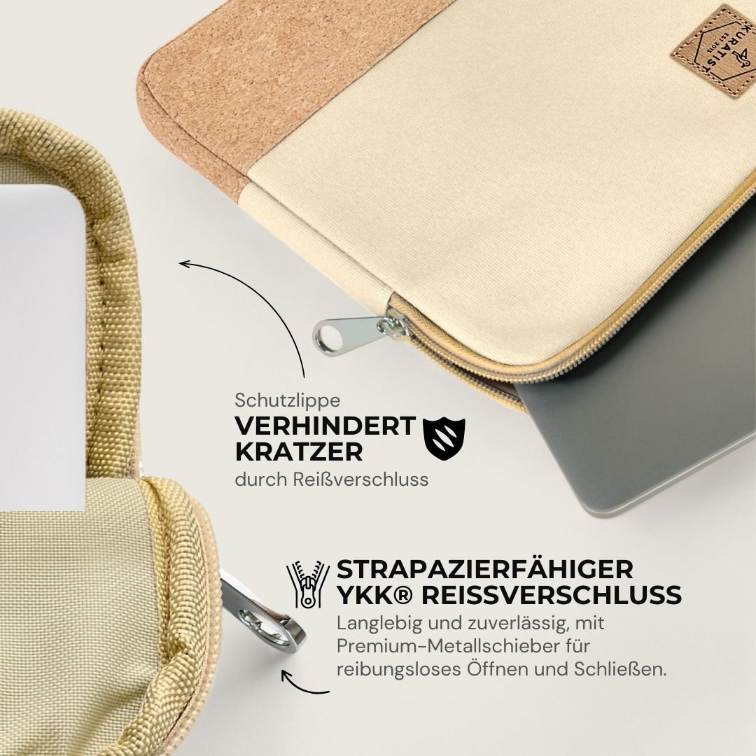 HUUS Laptoptasche - Laptoptaschen - Natural Cork - Kuratist