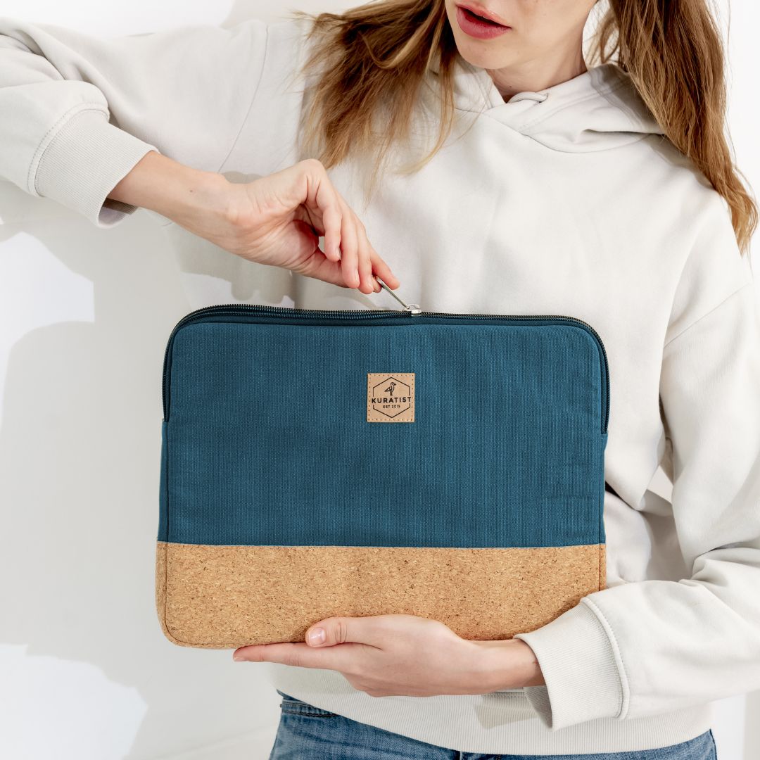 HUUS Laptoptasche - Laptoptaschen - Teal Cork - Kuratist