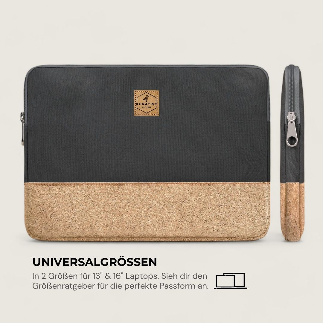 HUUS Laptoptasche - Laptoptaschen - Warm Charcoal Cork - Kuratist