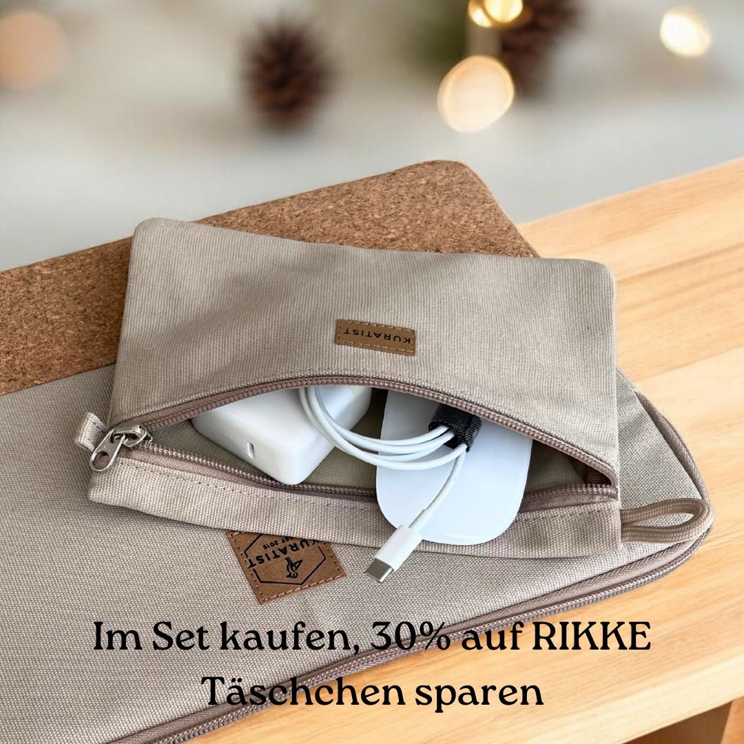 HUUS Laptoptasche - Laptoptaschen - Ecru Cork - Kuratist