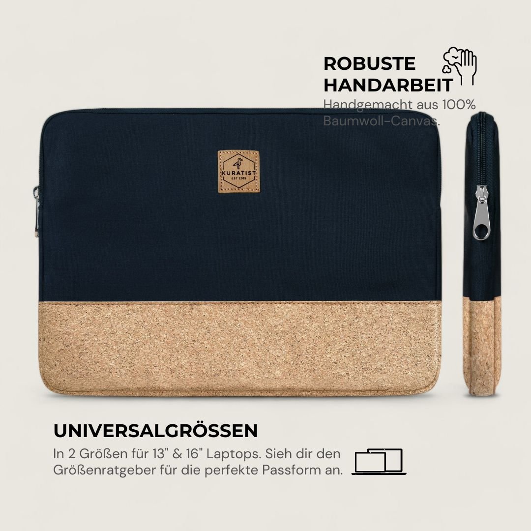 HUUS Laptoptasche - Laptoptaschen - Black Cork - Kuratist