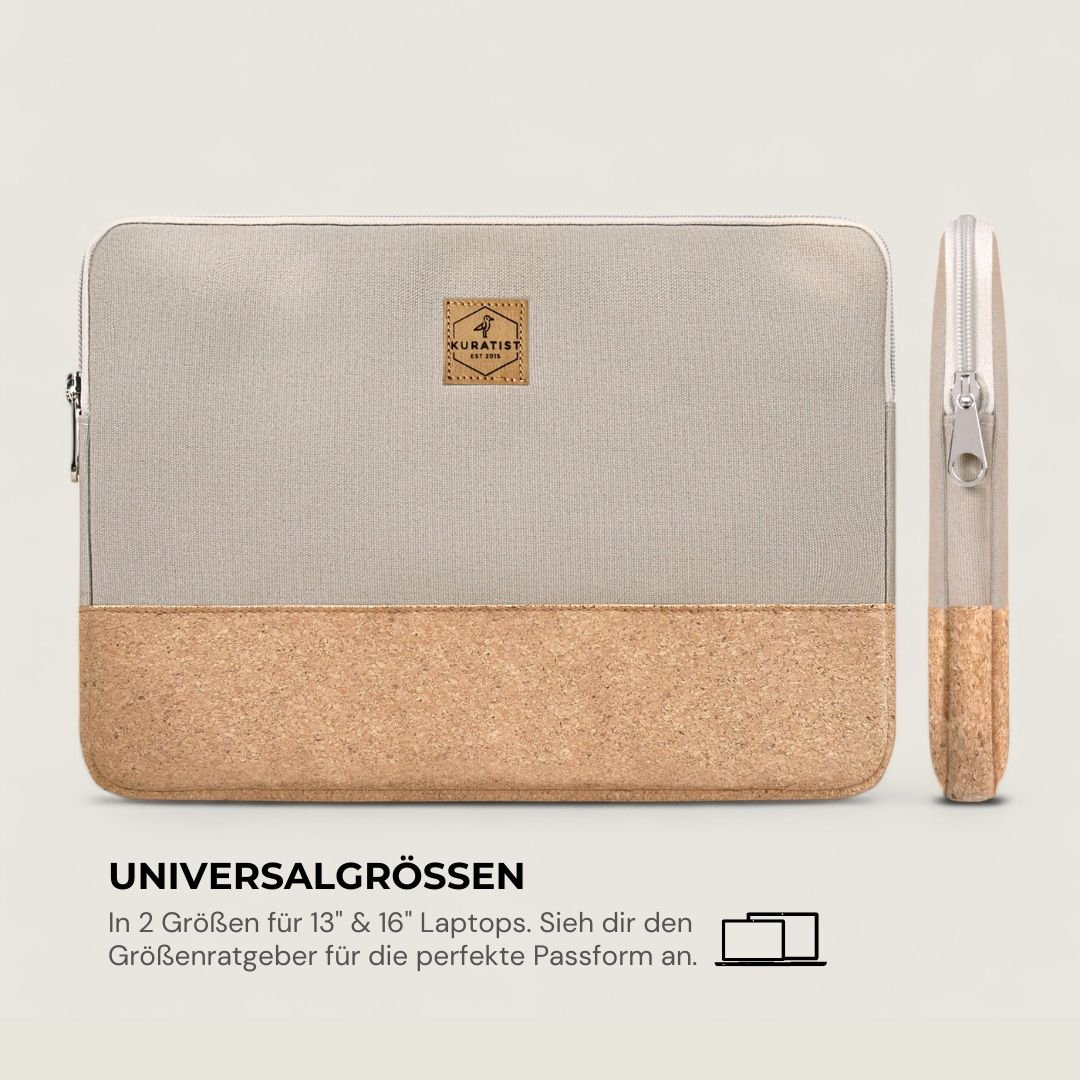 HUUS Laptoptasche - Laptoptaschen - Ecru Cork - Kuratist