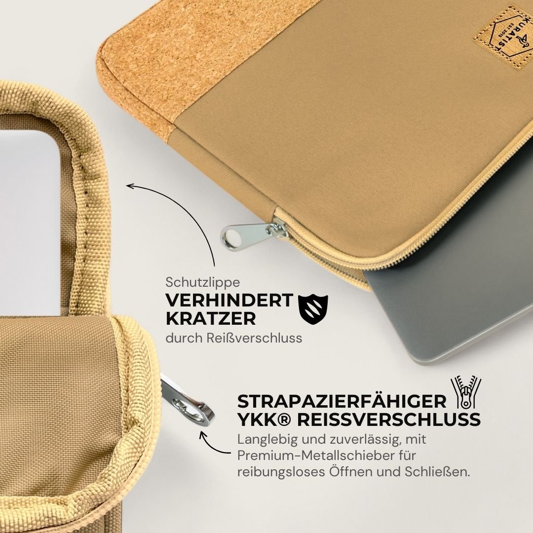 HUUS Laptoptasche - Laptoptaschen - Sand Cork - Kuratist