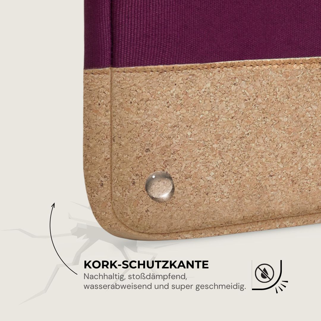 HUUS Laptoptasche - Laptoptaschen - Berry Cork - Kuratist