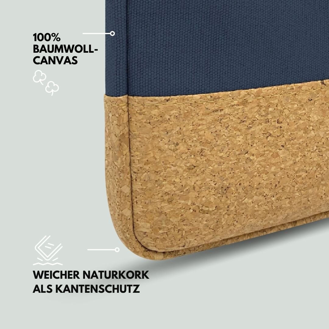 KIEK Tablet Hülle - Tablettaschen - Evening Blue Cork - Kuratist