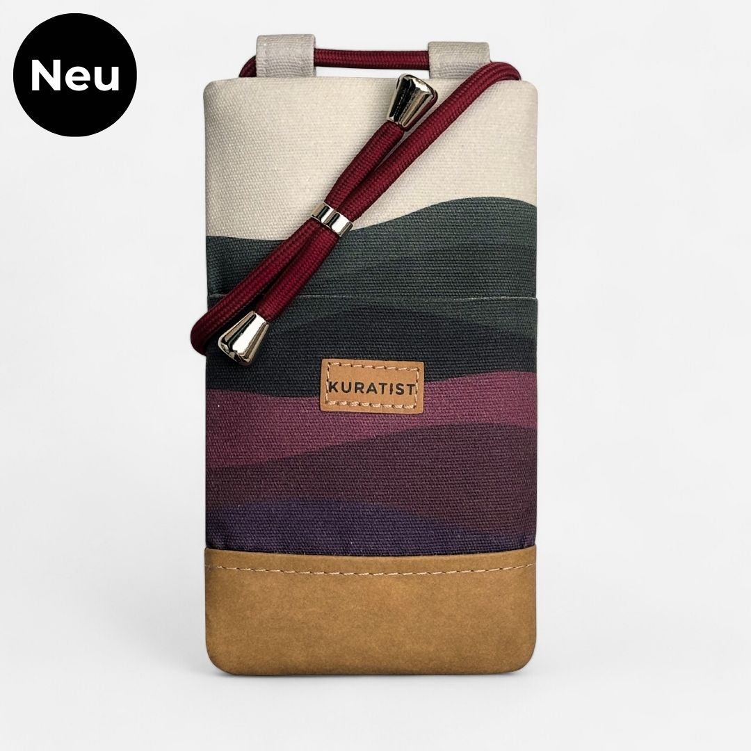 NELA Handytasche zum Umhängen Bedruckt - Handytasche zum Umhängen - Midnight Tide Paper - Kuratist