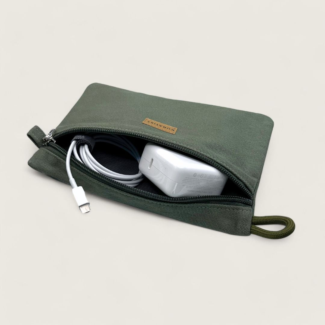 RIKKE Medium Accessory Pouch - Zubehör Taschen - Pine - Kuratist