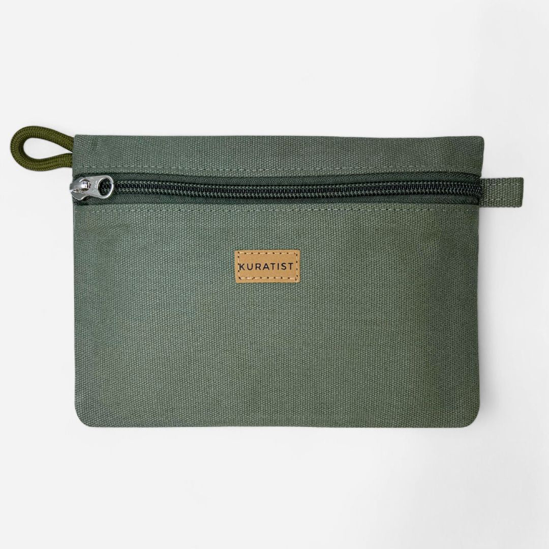 RIKKE Medium Accessory Pouch - Zubehör Taschen - Pine - Kuratist