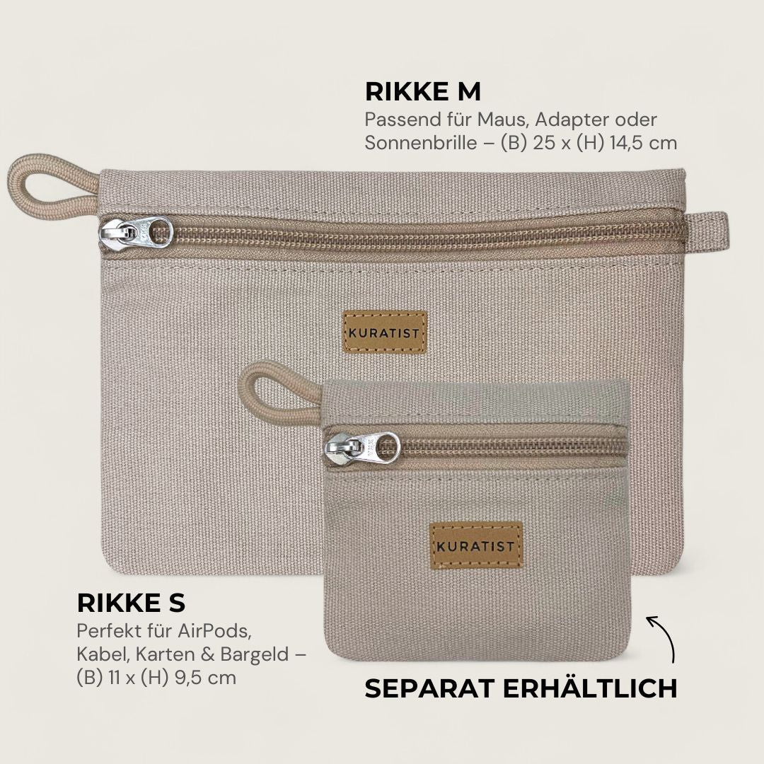 RIKKE Medium Accessory Pouch - Zubehör Taschen - Ecru - Kuratist