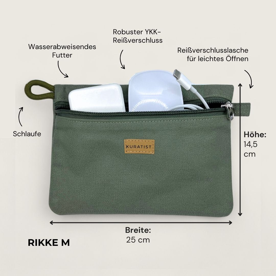 RIKKE Medium Accessory Pouch - Zubehör Taschen - Pine - Kuratist