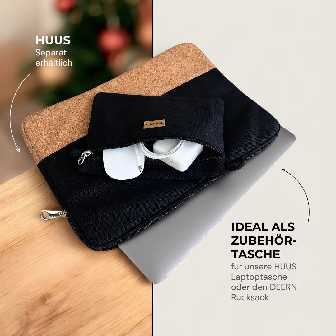 RIKKE Medium Accessory Pouch - Zubehör Taschen - Black - Kuratist