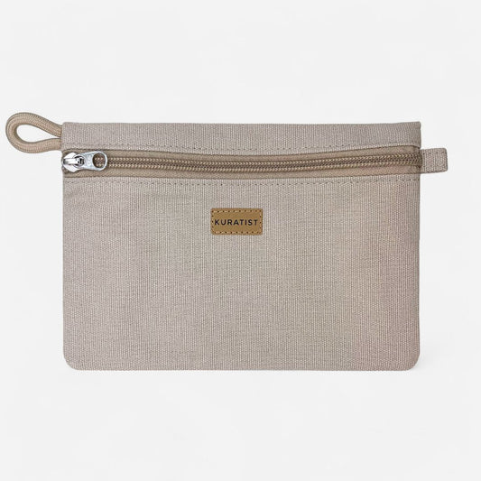 RIKKE Medium Accessory Pouch - Zubehör Taschen - Ecru - Kuratist