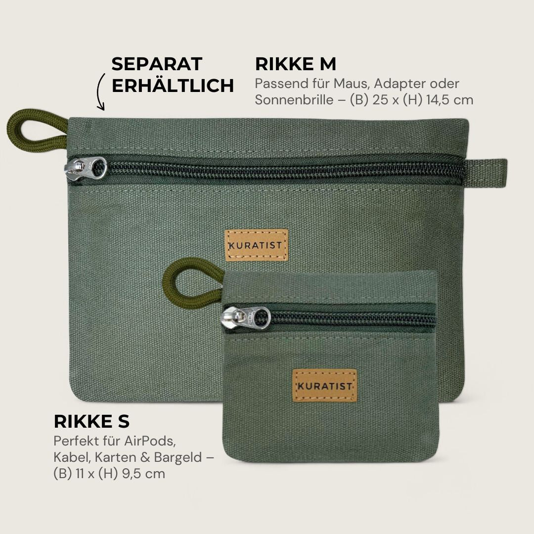 RIKKE Mini Accessory Pouch - Zubehör Taschen - Pine - Kuratist