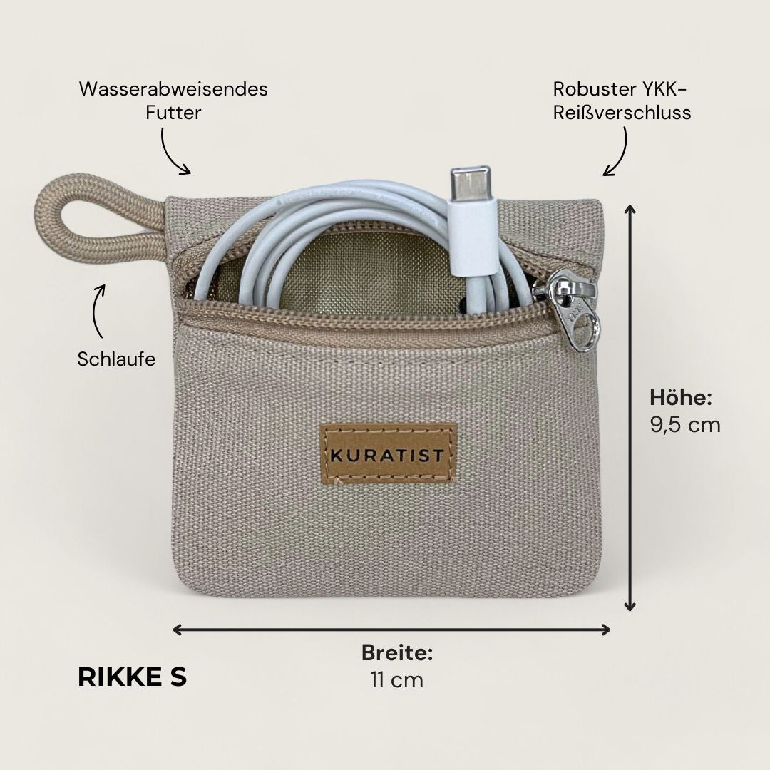 RIKKE Mini Accessory Pouch - Zubehör Taschen - Ecru - Kuratist