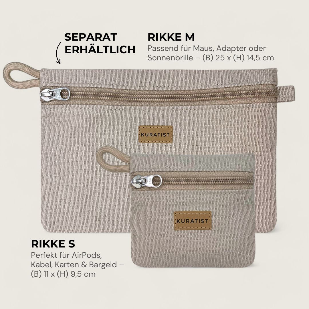 RIKKE Mini Accessory Pouch - Zubehör Taschen - Ecru - Kuratist