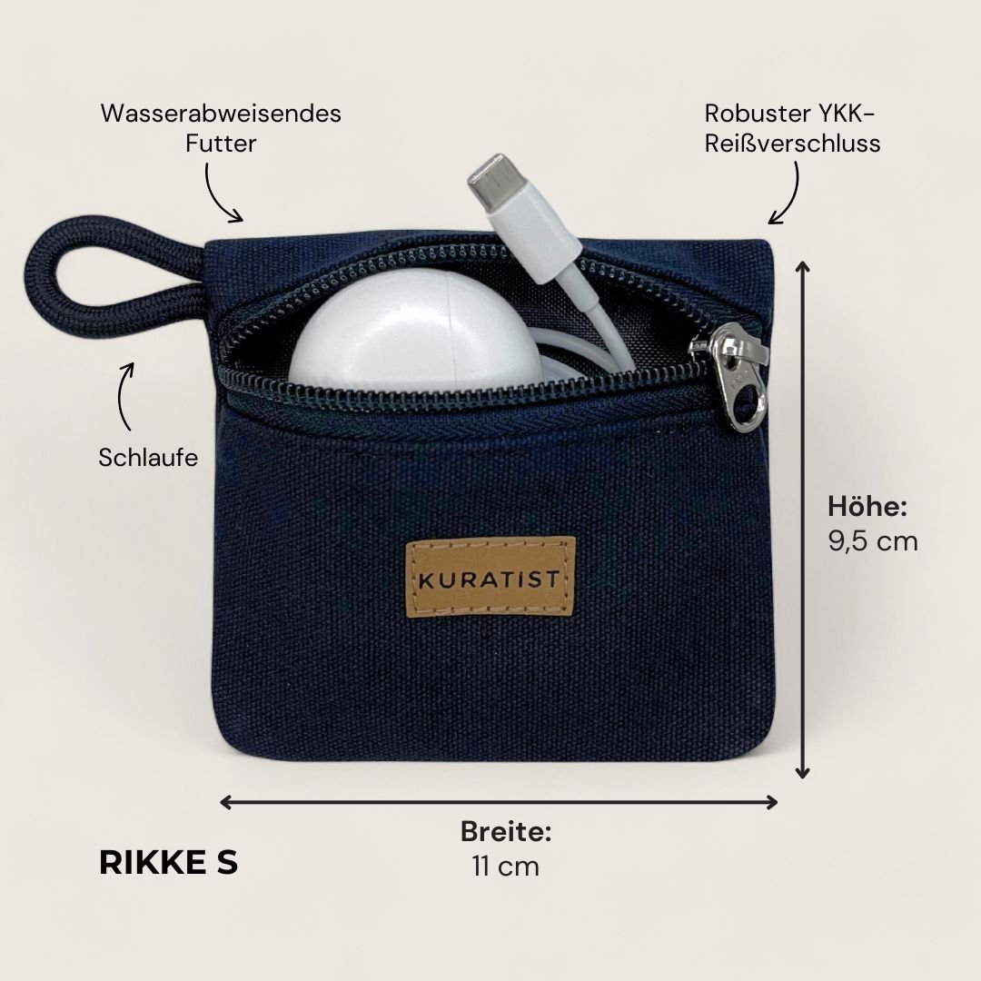 RIKKE Mini Accessory Pouch - Zubehör Taschen - Black - Kuratist