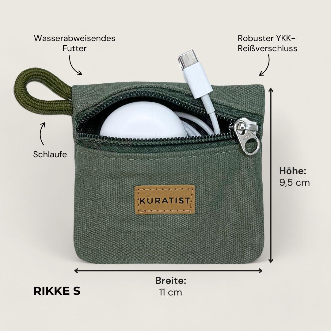 RIKKE Mini Accessory Pouch - Zubehör Taschen - Pine - Kuratist