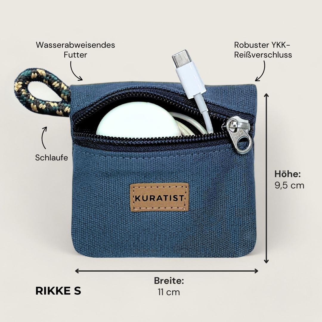 RIKKE Zubehör Tasche, S - Zubehör Taschen - Teal - Kuratist