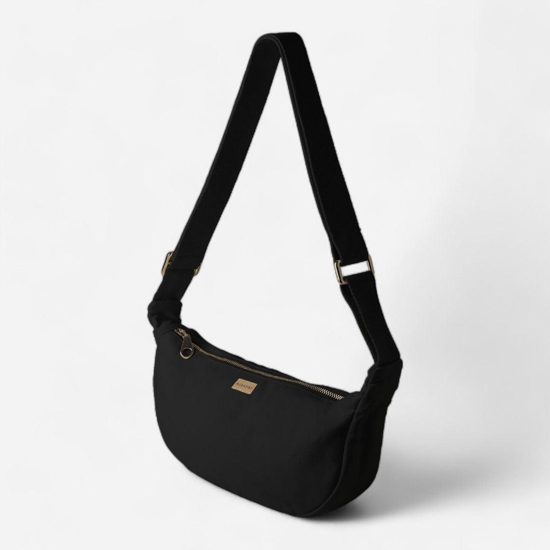 SOFIA Halbmond Tasche - Umhängetaschen - Black - Kuratist